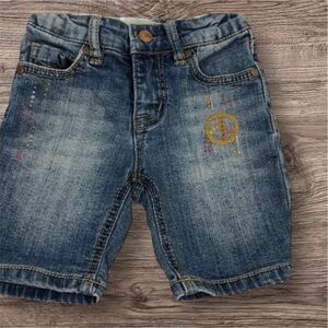 FREE STYLE EUC GIRLS JEAN SHORTS BOTTOMS DENIM SUMMER CASUAL BEACH POOL SIZE 4T